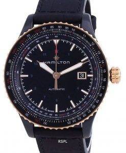 Hamilton Khaki Aviation 오토매틱 다이버의 티타늄 H76635730 100M 남성용 시계