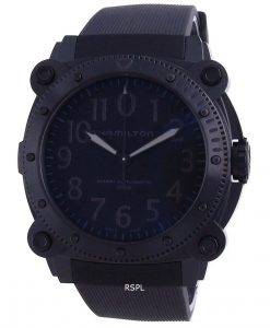 Hamilton Khaki Navy Underzero 오토매틱 다이버의 티타늄 H78505330 1000M 남성용 시계