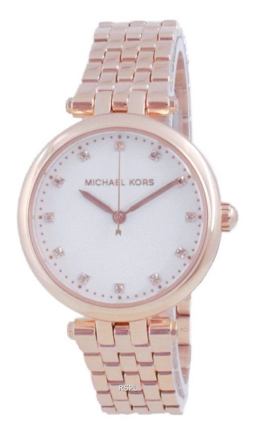 Michael Kors Darci 다이아몬드 악센트 로즈 골드 쿼츠 MK4568 여성용 시계