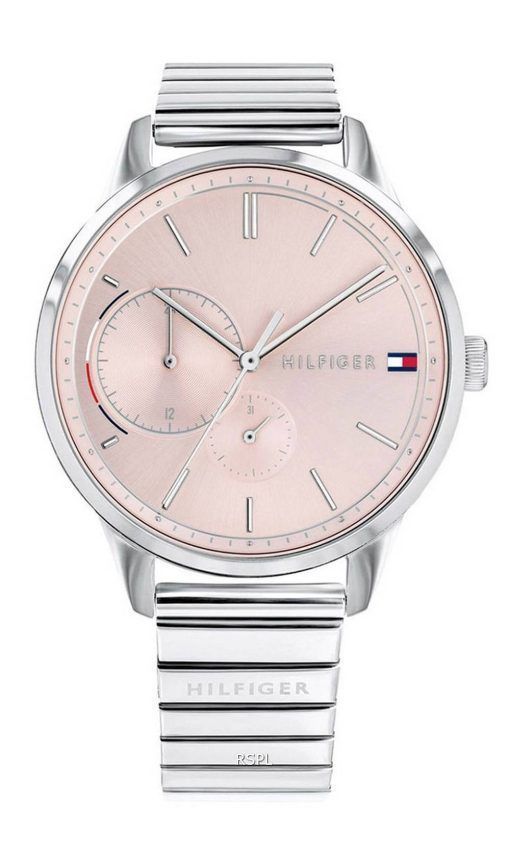 Tommy Hilfiger Brooke 핑크 다이얼 스테인레스 스틸 쿼츠 1782020 여성용 시계