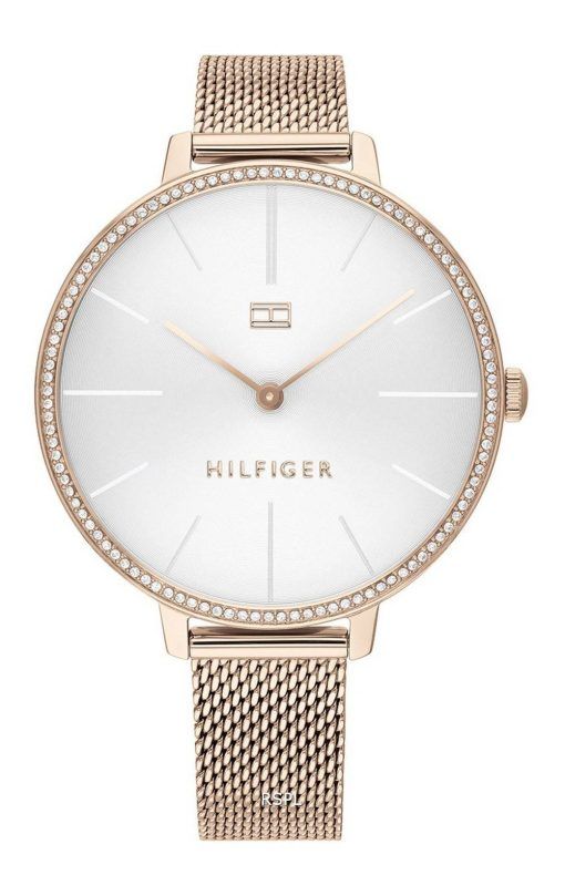 Tommy Hilfiger Kelly Crystal Accents 스테인레스 스틸 쿼츠 1782115 여성용 시계