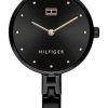 Tommy Hilfiger Kit 검은색 다이얼 스테인리스 스틸 쿼츠 1782136 여성용 시계