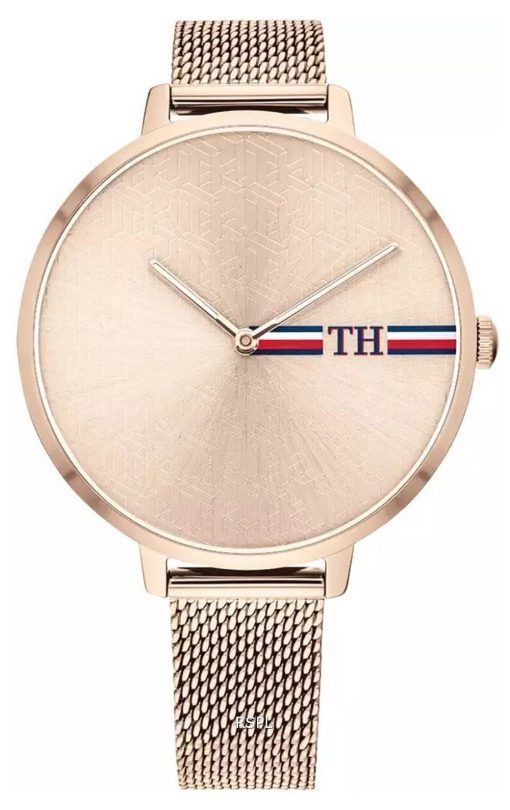 Tommy Hilfiger Alexa 로즈 골드 톤 스테인리스 스틸 쿼츠 1782158 여성용 시계
