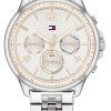 Tommy Hilfiger Harper 화이트 다이얼 스테인레스 스틸 쿼츠 1782222 여성용 시계