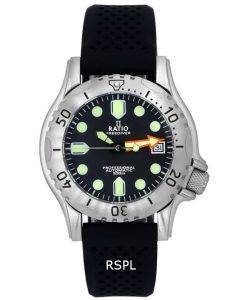 Ratio FreeDiver Professional 사파이어 블랙 다이얼 오토매틱 RTF015 500M 남성용 시계