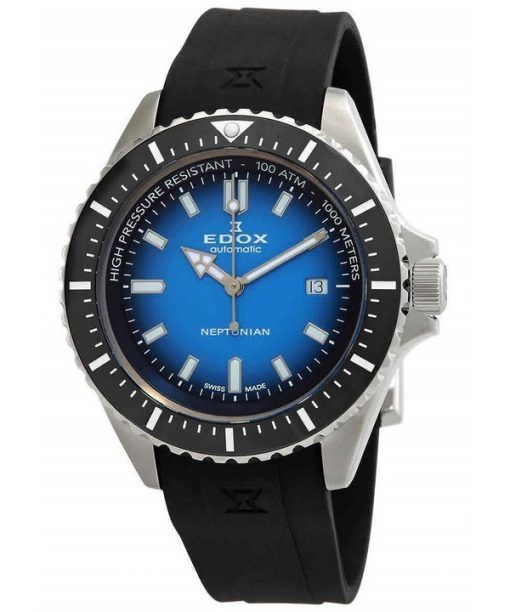 Edox Skydiver Neptunian Automatic Diver's 801203NCABUIDN 80120 3NCA BUIDN 1000M Men's Watch