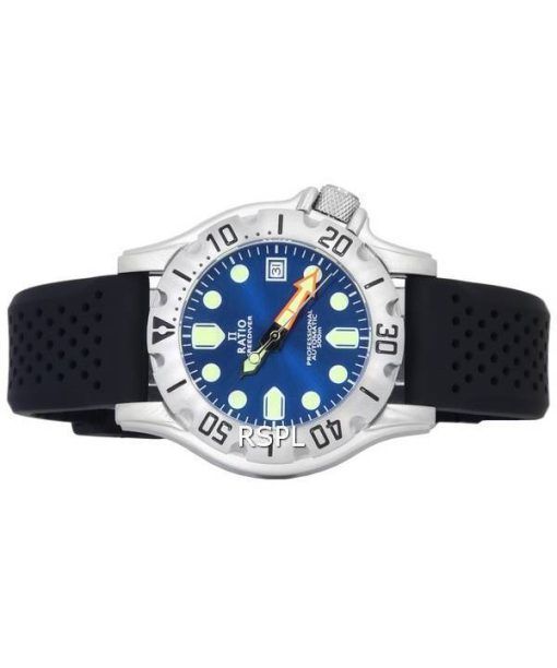 Ratio FreeDiver Professional Sapphire Blue Sunray 다이얼 오토매틱 RTF013 500M 남성용 시계