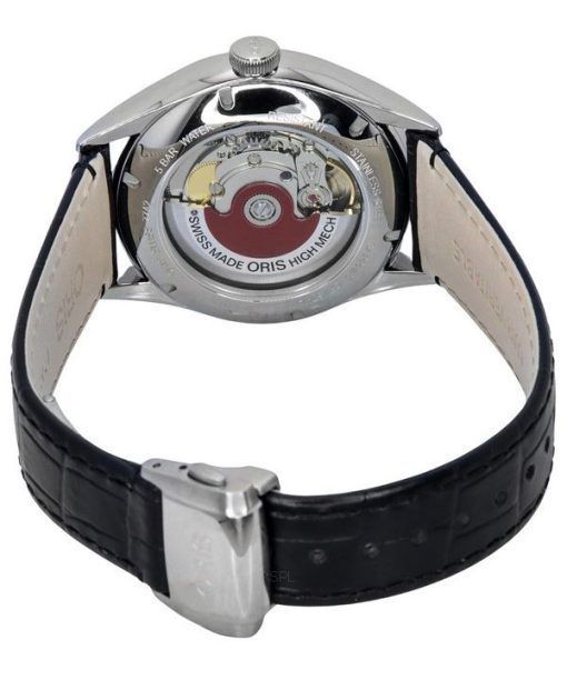 Oris Artelier Pointer Day Date 실버 Guilloche 다이얼 오토매틱 01 755 7742 4051-07 5 21 64FC 남성용 시계