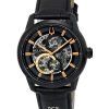 Bulova Classic Sutton Black Skeleton Dial 오토매틱 98A283 남성용 시계