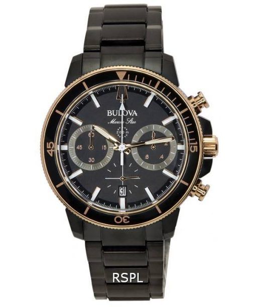 Bulova Marine Star 크로노 그래프 쿼츠 다이버 98B302 200M 남성용 시계