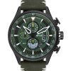 AVI-8 Hawker Hunter Avon 크로노 그래프 Charcoal Green 다이얼 쿼츠 AV-4064-02 남성용 시계