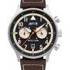 AVI-8 Hawker Hurricane Carey Dual Time Manston 블랙 다이얼 쿼츠 AV-4088-01 남성용 시계