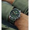 AVI-8 Hawker Hurricane Carey Dual Time Merville 그린 다이얼 쿼츠 AV-4088-02 남성용 시계