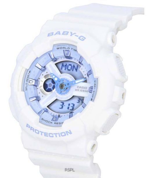 카시오 Baby-G 아날로그 디지털 쿼츠 BA-110XBE-7A BA110XBE-7 100M 여성용 시계