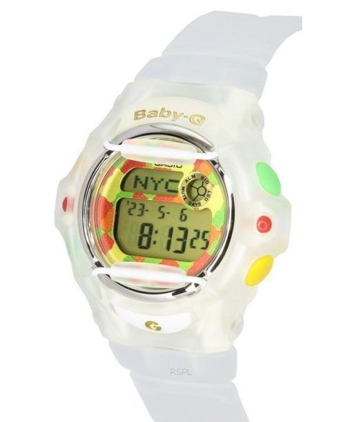 카시오 Baby-G HARIBO 디지털 수지 스트랩 쿼츠 다이버 BG-169HRB-7 BG169HRB-7 200M 여성용 시계