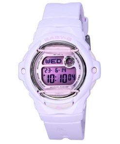 카시오 Baby-G 디지털 핑크 레진 스트랩 쿼츠 BG-169U-4B 200M 여성용 시계