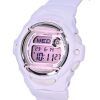 카시오 Baby-G 디지털 핑크 레진 스트랩 쿼츠 BG-169U-4B 200M 여성용 시계