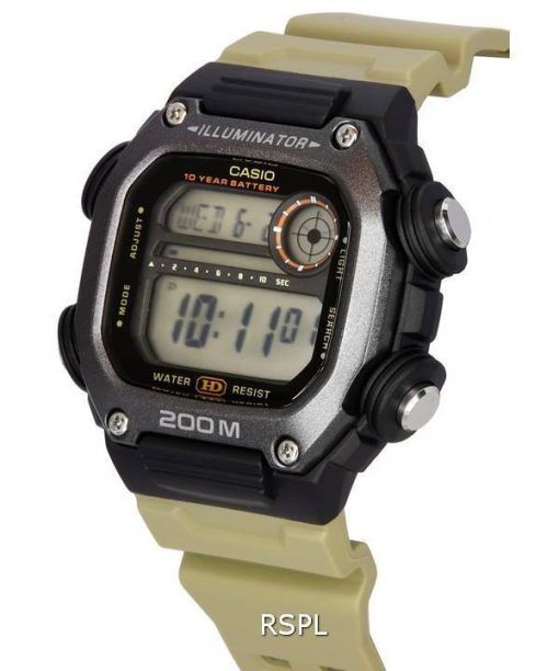 카시오 Standard Digital Sand Resin Band Quartz DW-291HX-5A DW291HX-5 200M 남성용 시계