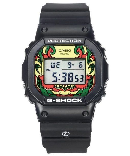 Casio G-Shock SEA 독점 디지털 레진 스트랩 쿼츠 DW-5600PRE22-1 200M 남성용 시계