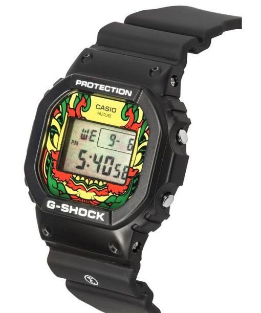 Casio G-Shock SEA 독점 디지털 레진 스트랩 쿼츠 DW-5600PRE22-1 200M 남성용 시계