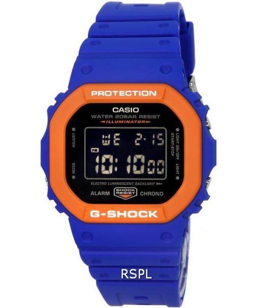 카시오 G-shock Digital Spirited Colors 한정판 쿼츠 DW-5610SC-2 DW5610SC-2 200M 남성용 시계