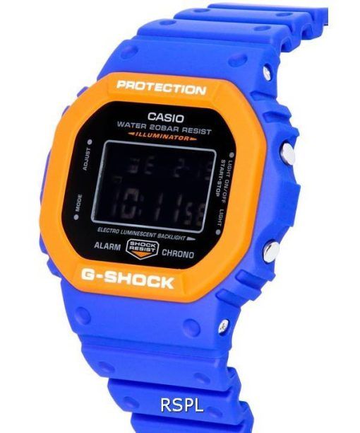 카시오 G-shock Digital Spirited Colors 한정판 쿼츠 DW-5610SC-2 DW5610SC-2 200M 남성용 시계