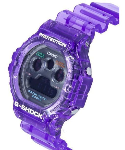 카시오 G-Shock Digital Joy Topia Series Purple 쿼츠 DW-5900JT-6 200M 남성용 시계