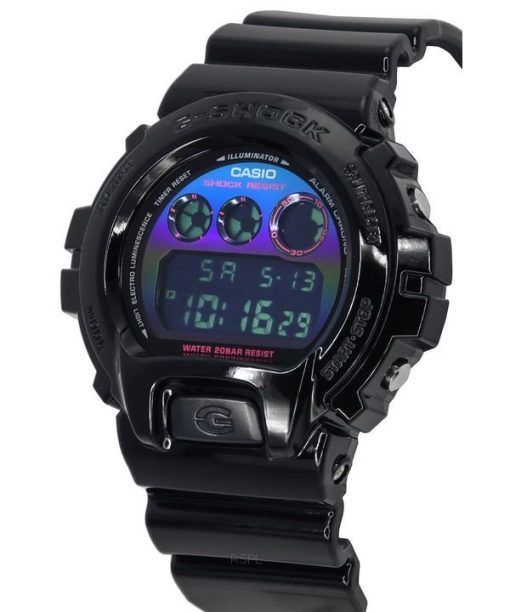 Casio G-Shock Virtual Rainbow Digital 쿼츠 DW-6900RGB-1 DW6900RGB-1 200M 남성용 시계