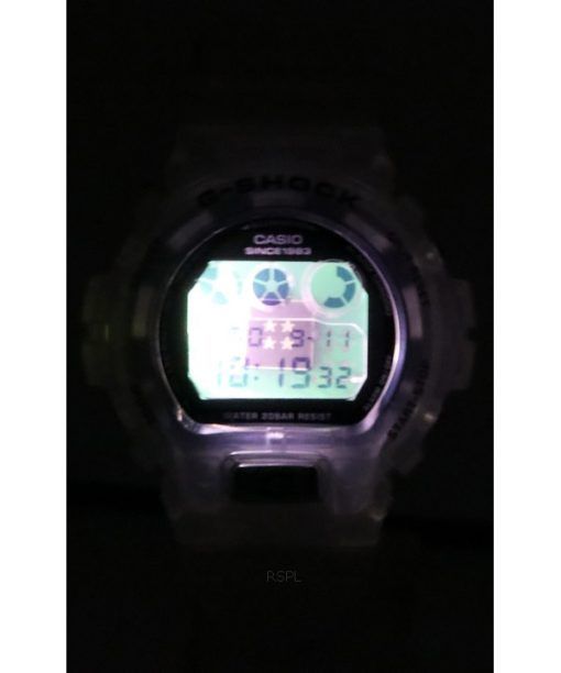 Casio G-Shock Clear Remix 40주년 한정판 디지털 쿼츠 DW-6940RX-7 200M 남성용 시계