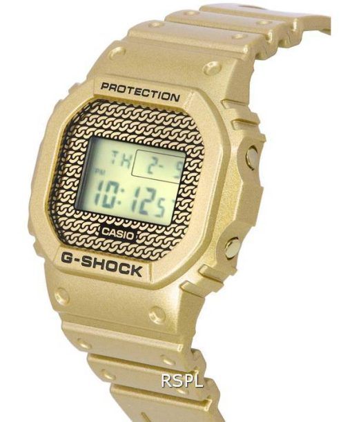 카시오 G-Shock 디지털 쿼츠 DWE-5600HG-1 DWE5600HG-1 200M 남성용 시계 베젤 및 밴드 세트