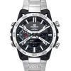 Casio Edifice Sospensione Mobile Link Black Dial Solar ECB-2000D-1A ECB2000D-1 100M 남성용 시계