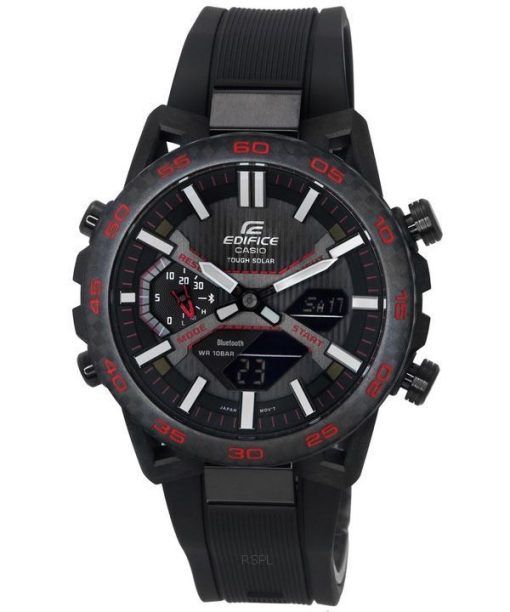 Casio Edifice Sospensione Mobile Link 아날로그 디지털 솔라 ECB-2000PB-1A 100M 남성용 시계