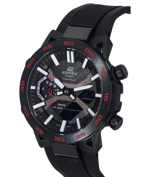 Casio Edifice Sospensione Mobile Link 아날로그 디지털 솔라 ECB-2000PB-1A 100M 남성용 시계