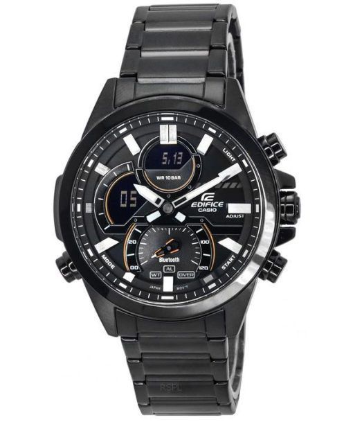 Casio Edifice 스마트폰 링크 아날로그 디지털 크로노그래프 쿼츠 ECB-30DC-1A ECB30DC-1 100M 남성용 시계