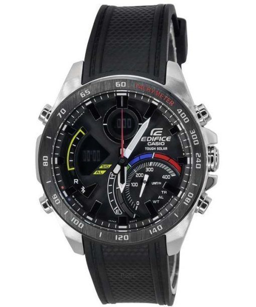 Casio Edifice Racing Multicolor Series Mobile Link 아날로그 디지털 솔라 ECB-900MP-1A 100M 남성용 시계