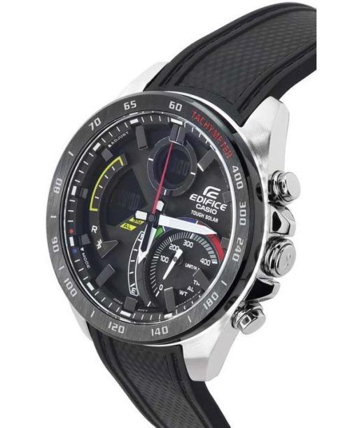 Casio Edifice Racing Multicolor Series Mobile Link 아날로그 디지털 솔라 ECB-900MP-1A 100M 남성용 시계