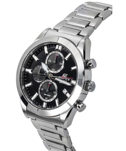 Casio Edifice Standard 크로노그래프 아날로그 블랙 다이얼 쿼츠 EFB-710D-1A 100M 남성용 시계