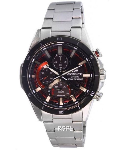 Casio Edifice 크로노그래프 아날로그 태양열 발전 EFS-S610DB-1AV EFSS610DB-1 100M 남성용 시계