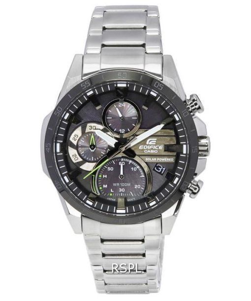 Casio Edifice 스마트폰 링크 크로노그래프 아날로그 태양열 구동 EQS-940DB-1A EQS940DB-1 100M 남성용 시계