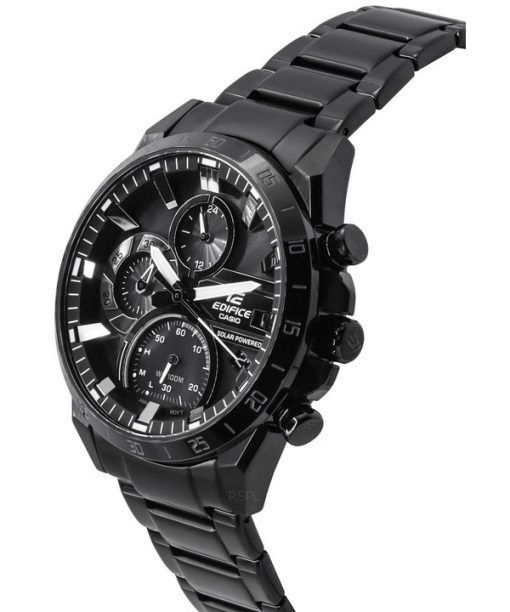 Casio Edifice 아날로그 크로노그래프 스테인레스 스틸 태양열 발전 EQS-940DC-1A 100M 남성용 시계