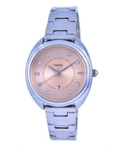 Fossil Gabby Crystal Accents 로즈 골드 톤 다이얼 쿼츠 ES5146 여성용 시계