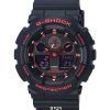 Casio G-Shock Ignite Red Series 아날로그 디지털 쿼츠 GA-100BNR-1A GA100BNR-1 200M 남성용 시계