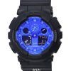 카시오 G-Shock 아날로그 디지털 블루 다이얼 쿼츠 GA-100BP-1A GA100BP-1 200M 남성용 시계