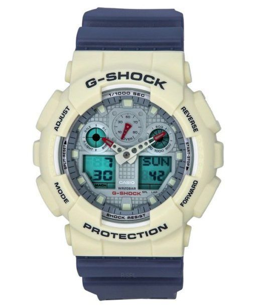 카시오 G-Shock 아날로그 디지털 레트로 패션 빈티지 시리즈 쿼츠 GA-100PC-7A2 200M 남성용 시계