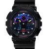 카시오 G-Shock Virtual Rainbow 아날로그 디지털 쿼츠 GA-100RGB-1A GA100RGB-1 200M 남성용 시계