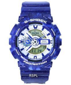 카시오 G-Shock 도자기 아날로그 디지털 쿼츠 GA-110BWP-2A GA110BWP-2 200M 남성용 시계