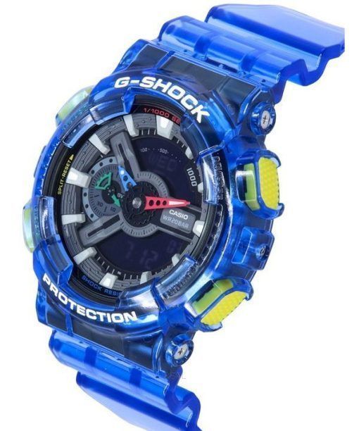 카시오 G-Shock 아날로그 디지털 조이 토피아 시리즈 반투명 쿼츠 GA-110JT-2A 200M 남성용 시계