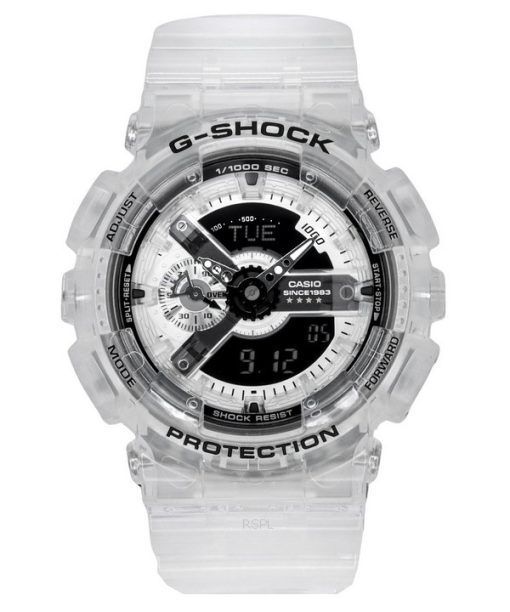 Casio G-Shock Clear Remix 40주년 한정판 아날로그 디지털 쿼츠 GA-114RX-7A 200M 남성용 시계