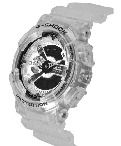 Casio G-Shock Clear Remix 40주년 한정판 아날로그 디지털 쿼츠 GA-114RX-7A 200M 남성용 시계