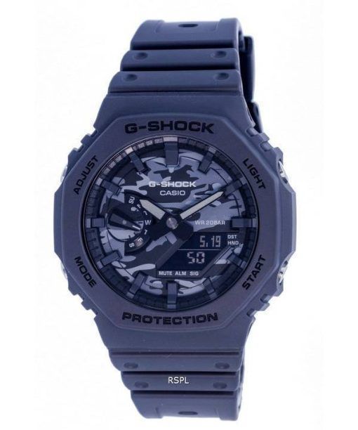 카시오 G-Shock 다이버의 아날로그 디지털 석영 GA-2100CA-8A GA2100CA-8 200M 남성용 시계